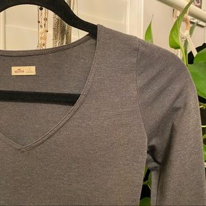Plain Skatergirl Gray Dress